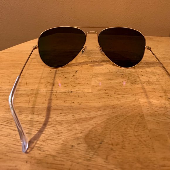 Pink/Orange Polarized Ray-Ban Aviators main image 5